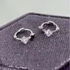 Clavo de Hélice para Oreja Estrella de Diamante Pendientes de Moda para Mujer Estilo Frío Ins Pendientes Sencillos de Circonita Hebilla de Oreja Mini Personalizada de Moda