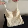 Nuevo camisón de encaje estilo francés, pura seducción, corte ajustado, con copas incorporadas, ropa interior femenina versátil, fina y ajustada