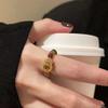 Anillo de Calabaza con Cuentas para Mujer, Modelo Nuevo Año Otoño/Invierno 2025, Anillo para Dedo Índice, Diseño de Nicho, Anillo con Sensación de Alta Gama