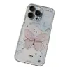 Gato Mariposa Rosa Adecuado para Funda de Teléfono Móvil Apple 17Promax Iphone16 Modelo Nuevo 15Promax/14Proma