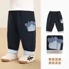 Pantalones de Otoño para Niños Kaka Panda Ropa de Otoño para Niños Pantalones Casuales para Niñas Pantalones Largos de Primavera/Otoño para Bebé