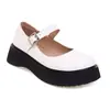 Cinto de Viagem Simples Sapatos de Couro Patente Sapatos Plataforma Sapatos de Salto Alto Casuais 40-43 Tamanho Grande Sapatos de Comércio Exterior