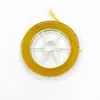 3/6/9/12/18 hilos de cordón dorado M2887 tejido a mano, hilo decorativo amarillo para trenzar, ensartar y hacer pulseras DIY