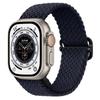 Nuevo Modelo Adecuado para Correa de Apple Watch Apple Iwatch11 Versión Arcoíris Correa Tejida Correa de Nailon Ajustable