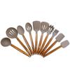 Espátula de silicone com tudo incluído espátula de colher de silicone conjunto de 10 peças Amazon utensílios de cozinha de silicone espátula espátula ferramentas de cozinha