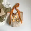 Bolso de Mano Tejido de Moda para Mujer, Nuevo Estilo Primavera 2026, Bolso Tejido Versátil de Gran Capacidad, Bolso de Hombro Casual