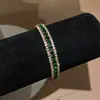 Moda Transfronteriza Europea y Americana Forma de Serpiente de Circonita Pulsera Geométrica Lujo Ligero Sensación de Alta Gama Pulsera Diseño de Nicho Joyería de Mano de Moda para Mujeres