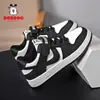 Bobodou 2026 Nuevas Llegadas Primavera/Otoño Niños Medianos a Grandes Zapatos de Caña Alta Superficie de Cuero Zapatos de Tabla para Niñas Zapatos Deportivos para Niños Zapatillas de Correr Venta al por Mayor