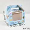 Bolsa de Regalo para el Día del Niño, Regalos Pequeños, Galletas, Galletas de Copo de Nieve, Cajas de Colores, Cajas de Dulces para Nochebuena, Cajas Portátiles