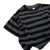 Conjunto de Verão para Meninos Roupas de Verão para Bebê Conjunto de Duas Peças Camiseta Shorts Bola Estilo Coreano Listrado Casual Manga Curta Bonito