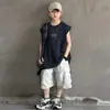 Conjunto de Chaleco sin Mangas de Verano para Niños 2026, Shorts de Trabajo Frescos Estilo Urbano Conjunto Casual de Dos Piezas para Niños Mayores