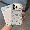 Funda de Flor Oso Pequeño para iPhone 18 Pro Max, Apple 17 Pro a Prueba de Golpes, 16 Plus Linda, 15 Suave