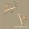 Coreia do Sul Dongdaemun Acessórios para o cabelo Nova liga Grab Clip Grampo de cabelo Grande Geométrico Simples Acessórios para o cabelo Headwear Metal Shark Clip