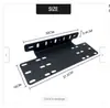 Venta a largo plazo de soporte de matrícula para modificación de vehículo todoterreno, barra frontal de coche, marco de modificación auxiliar, accesorios para matrícula de coche