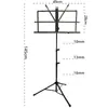 Suporte de Partitura Atacado, Ajustável e Dobrável, Adequado para Guzheng e Violino, Acessórios para Instrumentos Musicais Transfronteiriços, Suporte de Partitura Dobrável