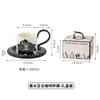 Selección TransfronterizaJuego de Taza y Platillo de Cerámica para Café, Taza para Beber Té de la Tarde, Taza de Alto Valor, Taza de Lujo Ligero