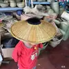 Chapéu de fantasia antigo chapéu de guerreiro preto adereços chapéu de filme série de TV Liang Jiahui adereços de filmagem de Hengdian
