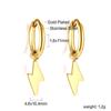 Pendientes INS europeos y americanos de nicho, temperamento simple, lisos, de acero inoxidable, con círculos cruzados geométricos, pendientes transfronterizos, venta al por mayor