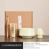 Xícara de chá matcha escova cem Benli chá xícara combinação caixa de presente japonesa Song Dynasty ponto chá Matcha Tea Maker ferramenta terno