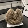 Bolso Tote de Lana de Cordero para Mujer Gran Capacidad Bolso Grande Otoño Invierno Versátil para Viajar Bolso de Mano de Felpa Bolso de Hombro Bolso Cruzado Bolso Peludo