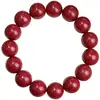 Pulseira de Cinábrio de Alto Teor, Pulseira Genuína de Contas de Areia Dourada Roxa para o Ano de Nascimento, Pulseira Redonda de Contas de Círculo Único para Inauguração de Casa Venda por Atacado