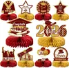 Decoración para Fiesta de Graduación Centros de Mesa para Mesa Decoraciones de Panal Felicitaciones Adecuado para la Temporada de Graduación Adornos de Panal
