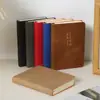 Cuaderno Mini A7 Personalizado Portátil Pequeño Cuaderno Bolsillo con Solapa Cuaderno de Pantalón Bloc de Notas Portátil Piel de Oveja Libro de Palabras para Estudiante
