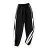 Pantalones deportivos para mujer, pantalones finos de primavera y otoño 2023, nuevos pantalones casuales de cintura alta con punta suelta y talla grande para chica gordita