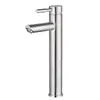 Lavabo de Acero Inoxidable para Baño Grifo de Agua Fría y Caliente Lavabo Negro Lavabo Estilo Europeo