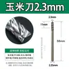 Acero de Tungsteno Fresadora de Maíz Broca Router para Placa de Circuito Herramienta de Grabado para Placa de Circuito Fresadora Cola de Pez Vástago de 2.35 Talla en Madera Micro-Talla