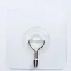 Gancho Transparente Sin Rastro 7x7cm Pegamento Acrílico Engrosado Gancho Sin Rastro Gancho de Cocina Gancho Trasero de Puerta Paquete Individual