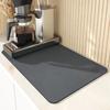 Alfombrilla de drenaje para cocina, para lavar la mesa, cuencos y platos, aislante térmico, absorbente de agua para té, posavasos de secado sin lavado.