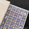 Auténtico Diamante Suelto Brillante de 6 mm Cristal Swarovski Redondo Brillantina para Uñas Aretes Personalizados