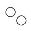 Llavero de Alambre Plano Llavero Colgante Llavero Colgante Hebilla Decorativa de Bolsa Círculo Metal Anillo Colgante Decorativo Anillo Colgante Decorativo Llavero Plano Chapado