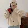 Elegante Cárdigan de Punto para Mujer de Botonadura Única, Nuevo Estilo Otoño e Invierno, Estilo Hong Kong, Suave y Relajado Cárdigan de Punto, Ropa de Abrigo para Mujer