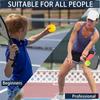 Pickleballs de pico, 40 agujeros, 26 agujeros, 74 mm, moldeado rotacional, integrado, de plástico de alta elasticidad, bola flotante Wei