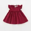 Ropa Infantil 2025 Verano Nuevo Producto: Camisa de Niña con Mangas Abullonadas, Camisa de Algodón para Bebé sin Mangas Fruncida al por Mayor