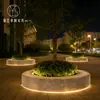 Banco de Piscina em Árvore Translúcida GRC UHPC Fibra de Vidro FRP Assento de Forma Especial para Jardim Parque Shopping Fabricante