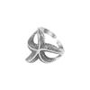 Anel feminino fashion retrô estrela de cinco pontas personalidade oceano superfície larga anel estrela do mar anel aberto mercadoria de banca
