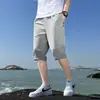 Pantalones Cortos de Hombre 2026 Verano Seda de Hielo Secado Rápido Sueltos Delgados de Longitud Media Pantalones Cortos Deportivos de Playa