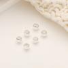 Banhado a Ouro Real Brilhante Pequenas Contas Douradas para DIY Pulseira Colar Contas Espaçadoras Material Ouro 14K Revestido Cor Duradoura Contas Redondas Cobre