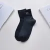 Calcetines Femeninos Transfronterizos, Calcetines de Verano Finos de Media Pantorrilla, Femeninos Anti-Olor, Absorbentes de Sudor, Calcetines de Algodón con Bordado de Gato, Calcetines Femeninos de Zhuji