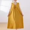 Novo Vestido de Algodão e Seda de Verão para Mulheres, Solto e Justo, para Mães de Meia-Idade e Idosas, Saia de Grande Balanço, Elegante Saia Longa, Saia de Praia