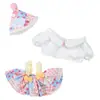 Traje de Ropa para Muñeca de Algodón de 20 cm Juguete de Peluche Ropa Diaria para Muñeca de 20 cm Falda Vestido para Vestir Hombres y Mujeres Bebé