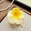 Horquilla de Flor de Plumeria Europea y Americana para Mujer, Lindo Pinza para la Parte Trasera de la Cabeza, Horquilla de Alta Gama Estilo Playa y Centro Turístico Costero