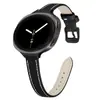 Adequado para pulseira de couro nova do Samsung Watch 8/9, pulseira de relógio de couro de cauda pontiaguda universal para Watch 8 Classic
