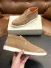 Mocasines de caña alta de cuero mate transfronterizos STN Minimalistas italianos sin cordones suela blanda botas cortas casuales para hombre sin cordones