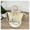 Bolso de Mano Texturizado de Alta Gama para Mujer, Nuevo Bolso de Mano de Moda Transfronterizo, Bolso de Hombro Cruzado Estampado de Lichi para el Trabajo