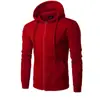 Comercio Exterior Amazon Cárdigan Suéter de Color Sólido Sudadera con Forro Polar Top Deportivo Otoño e Invierno Hombres y Mujeres Camisa con Cremallera