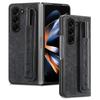Aplicable a la funda del teléfono móvil Samsung Z Fold5 Z FOLD4/3, correa de muñeca elástica retráctil con letras, funda protectora con soporte para bolígrafo